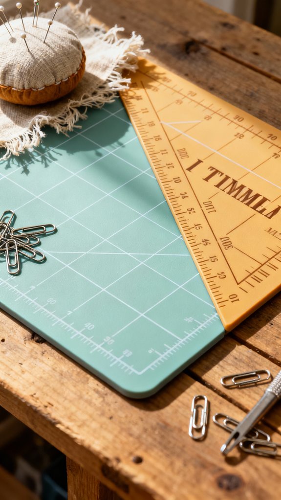 dual sided sewing mat versatility