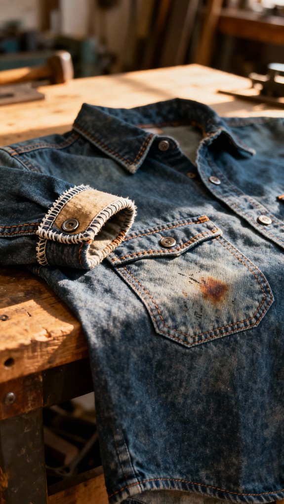 durable chambray shirt design
