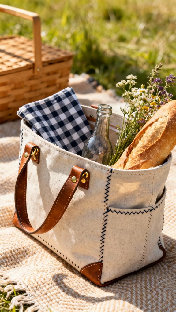durable picnic tote design