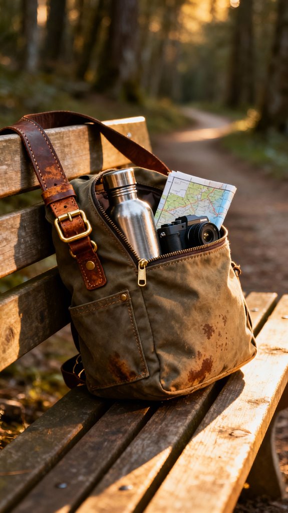 durable waxed canvas bag