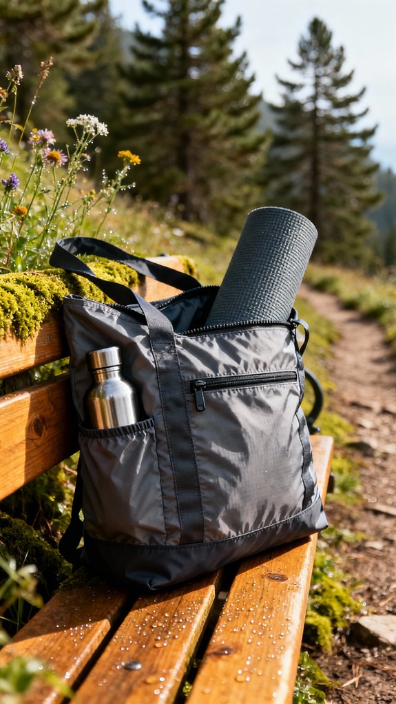 durable weather resistant yoga tote