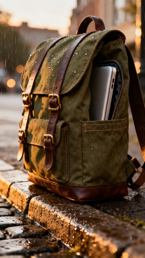 durable weatherproof commuter backpack