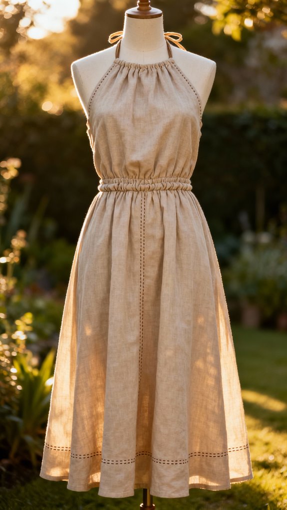 effortless halter neck dress