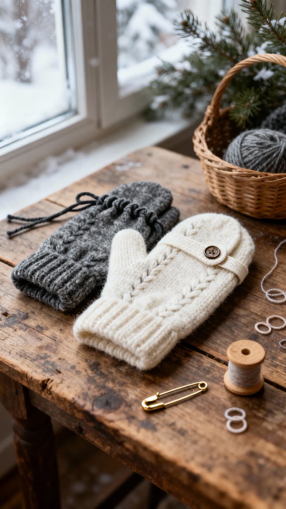 elastic cuffs for mittens