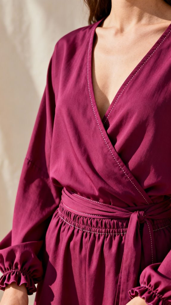 elastic hem and cuffs