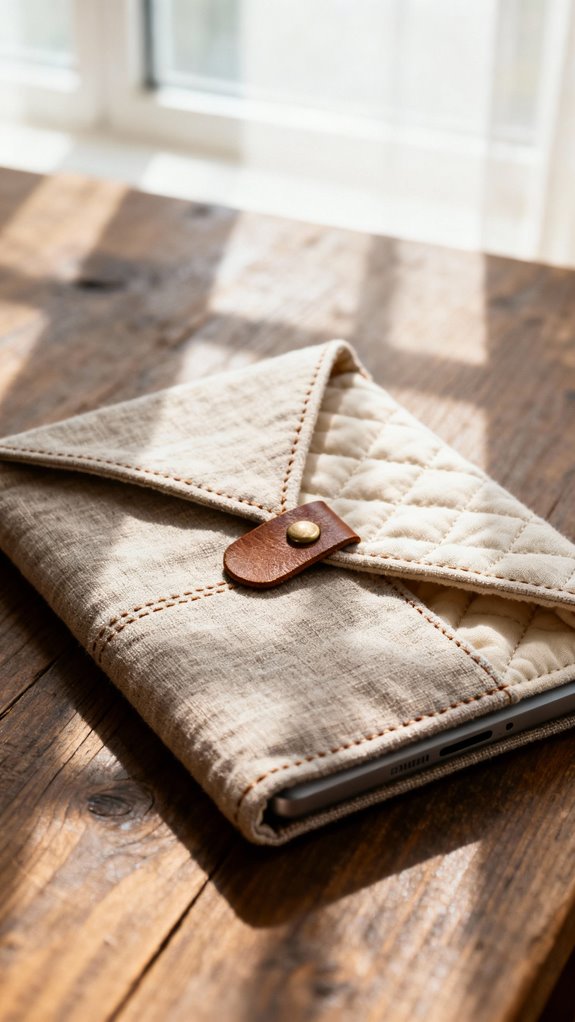 elegant envelope style sleeve