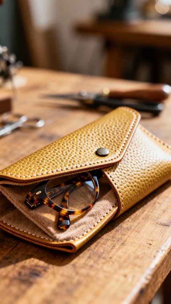 elegant eyeglass storage solution