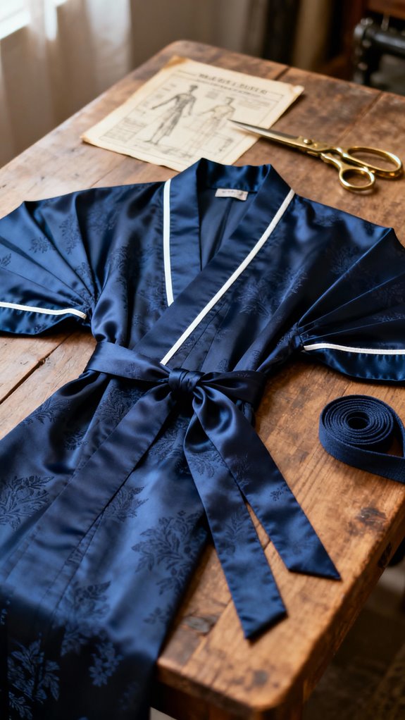 elegant kimono style bathrobe design