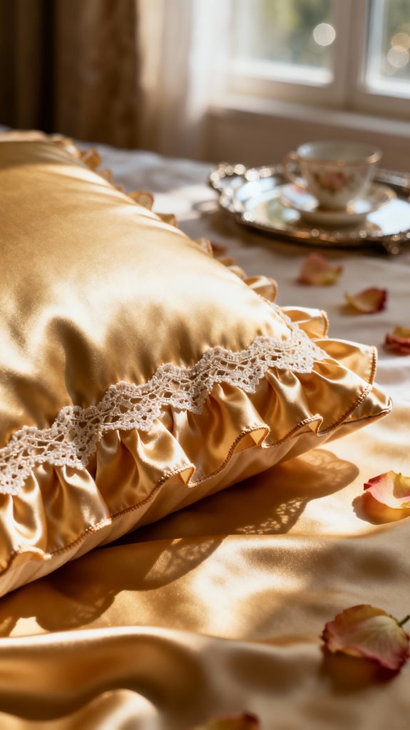 elegant ruffled pillowcases tutorial