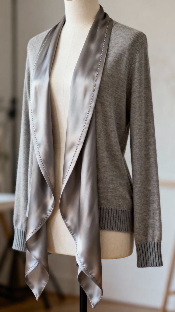 elegant waterfall cardigan design