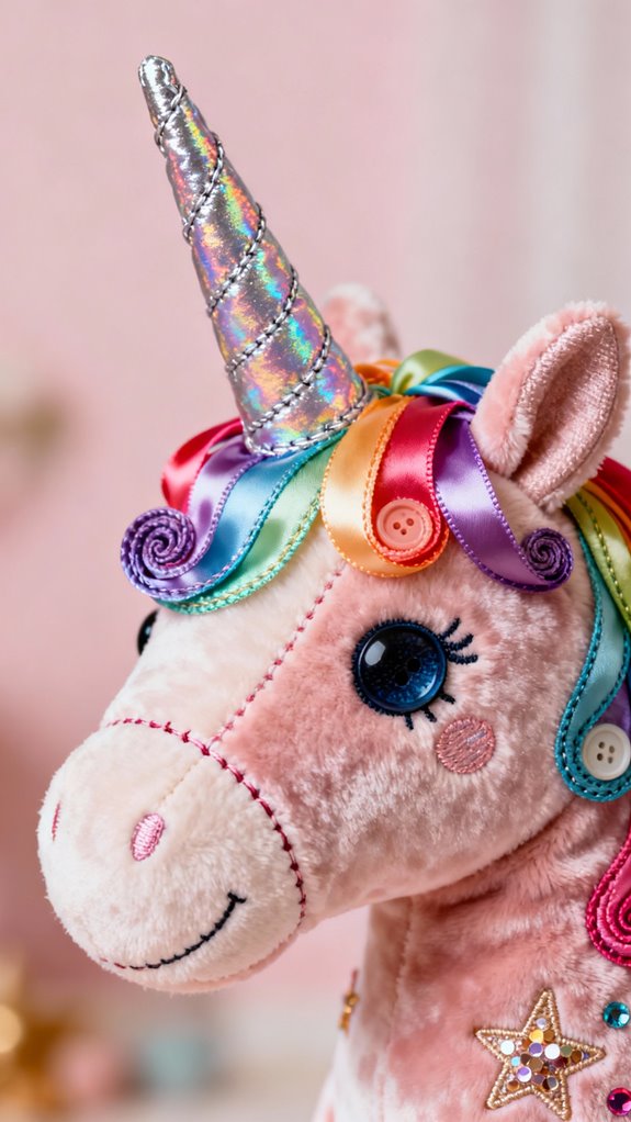 enchanting stuffed unicorn creation