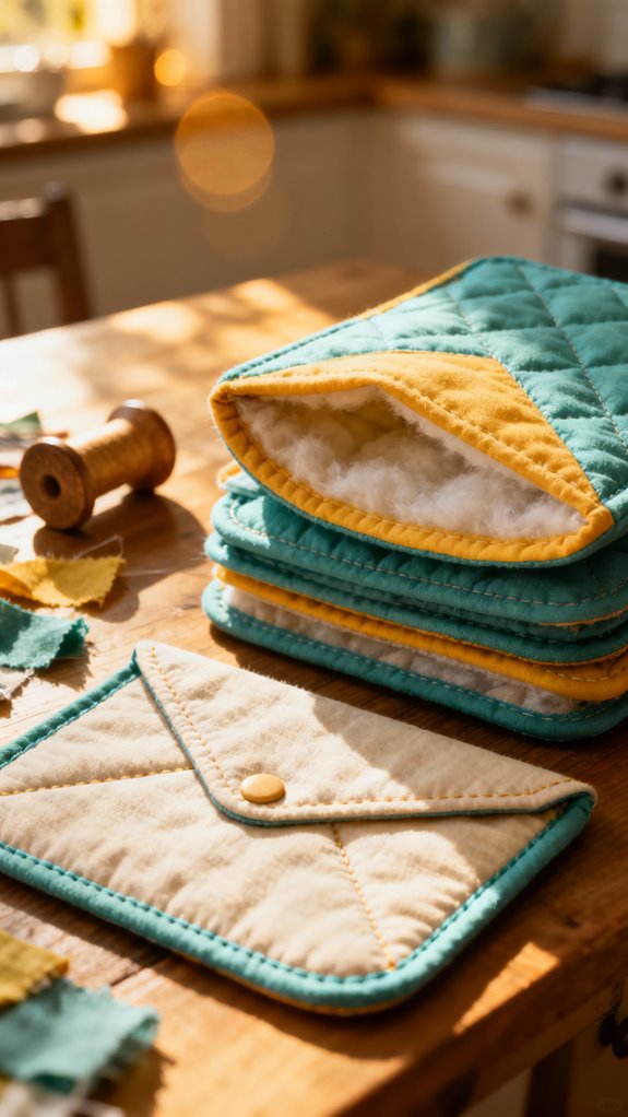 envelope method pot holder