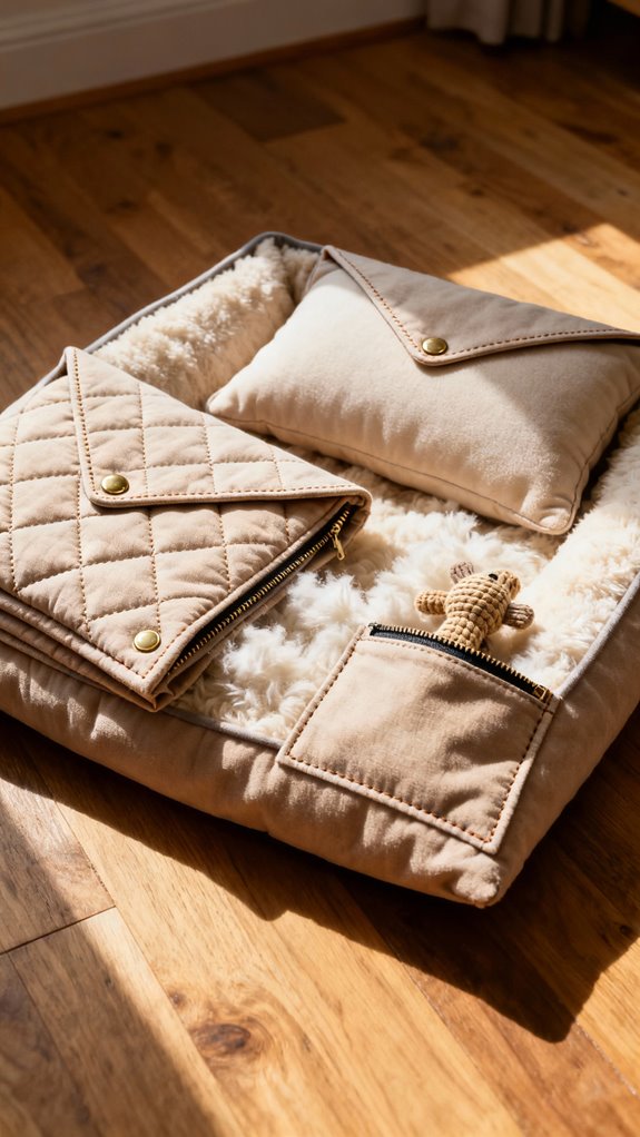 envelope pillow dog bed