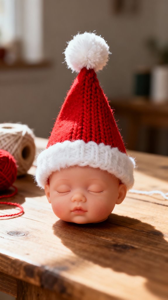 fast baby santa hat