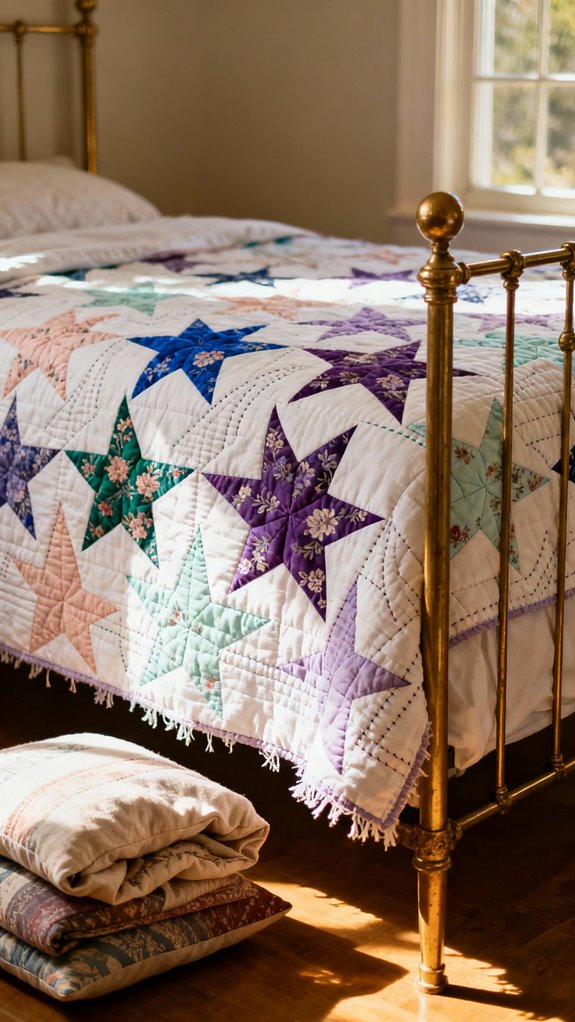 fat quarter star quilt