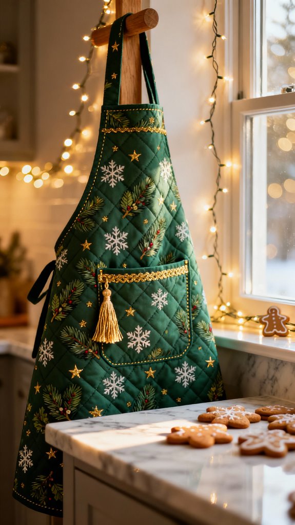 festive holiday apron designs