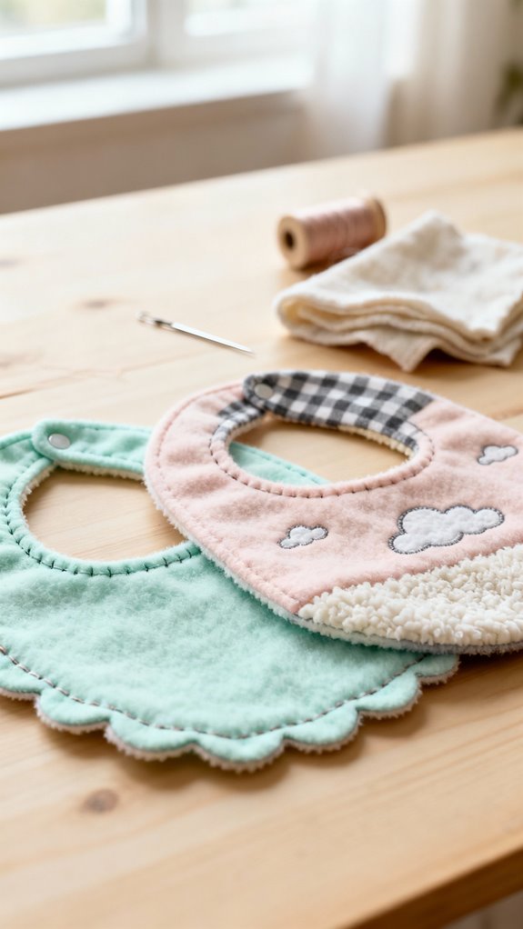flannel bibs for babies