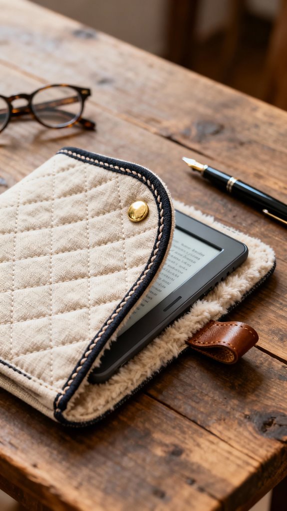 flap style kindle sleeve design