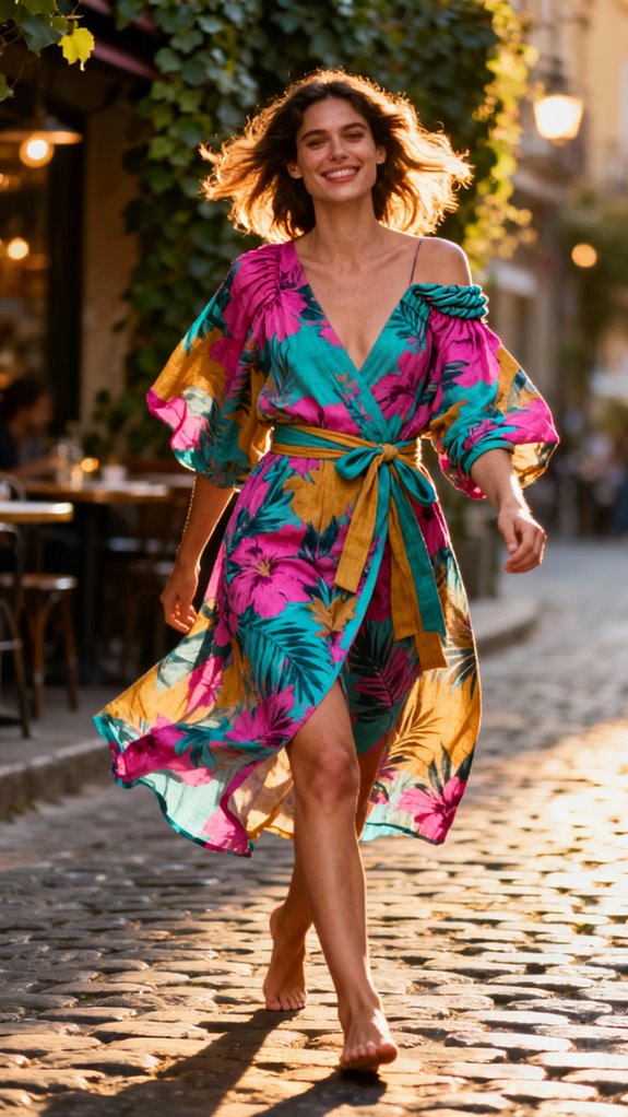 flattering wrap dress patterns