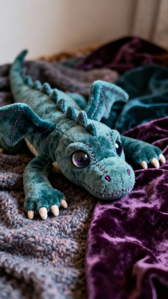 floppy limbed huggable dragon