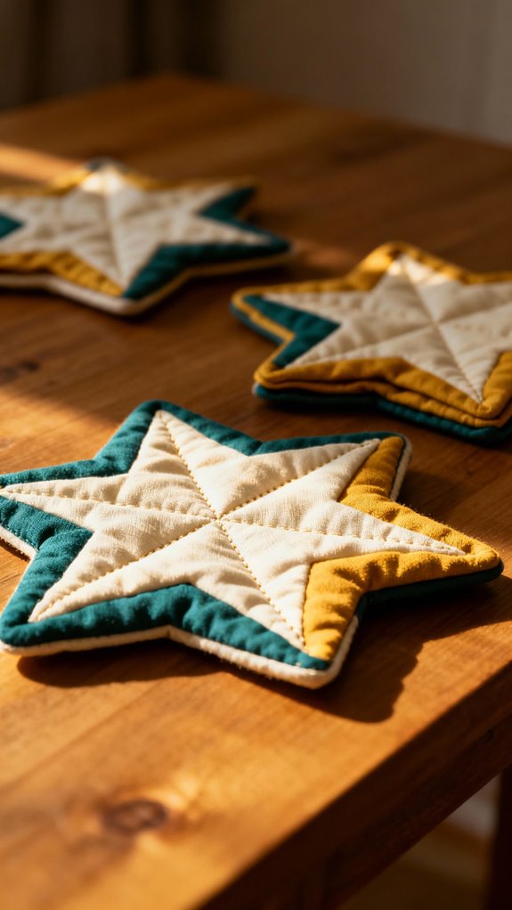 folded star hot pads