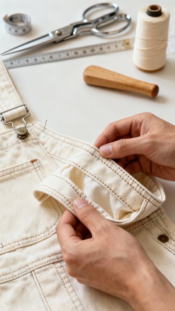 french seams for durability