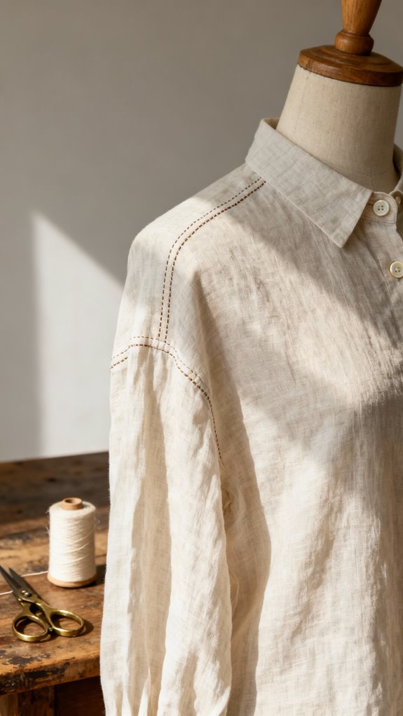 french seams for linen