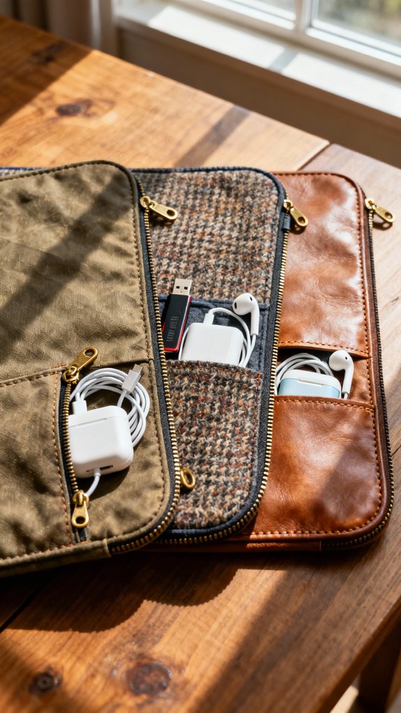 front pocket for organization