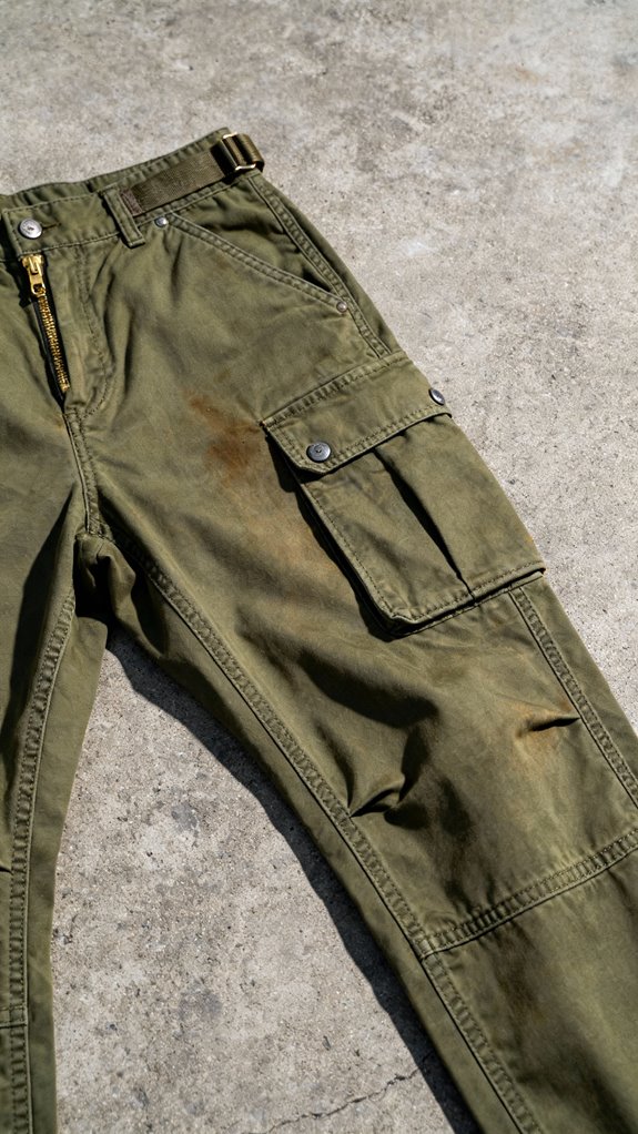 functional cargo pants design