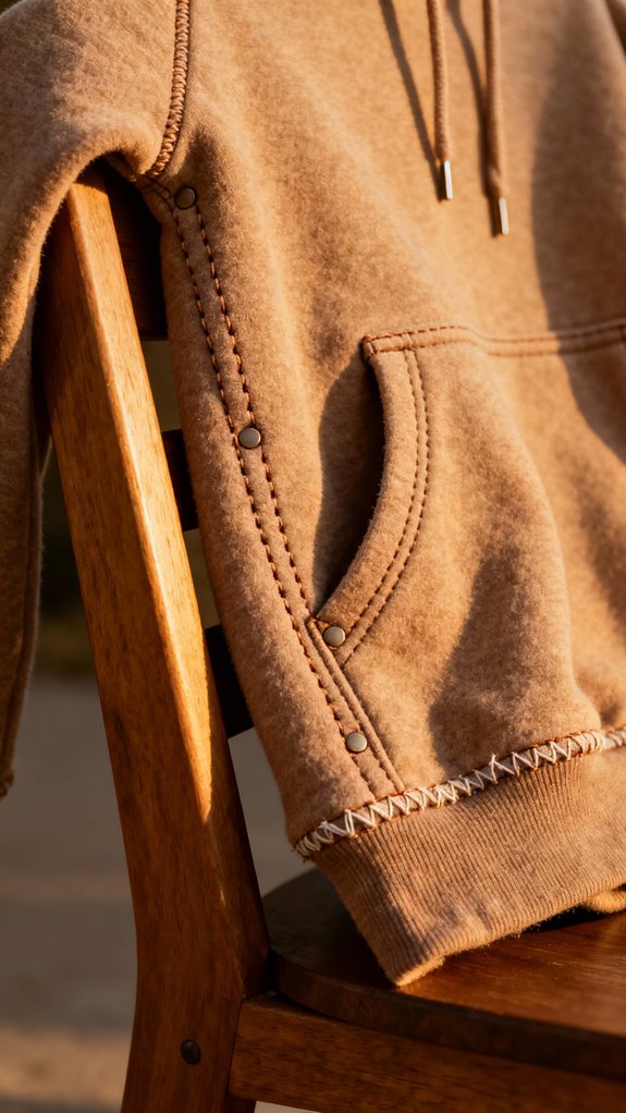 functional minimalist hoodie pockets