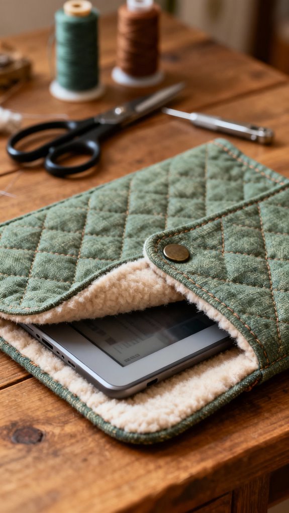 fusible fleece kindle sleeve