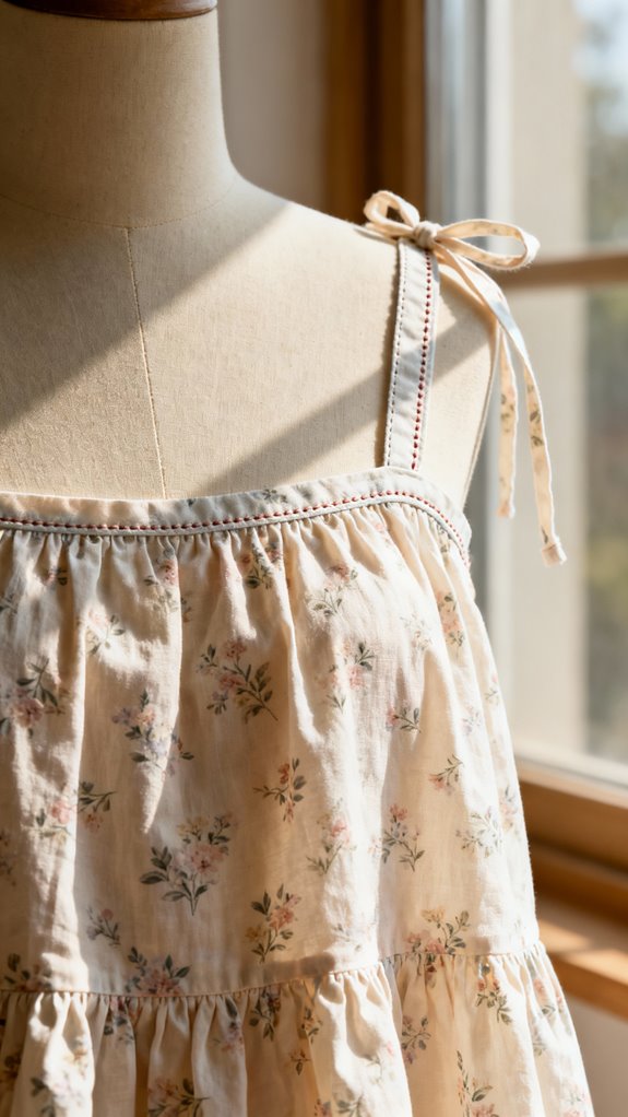 gathered skirt construction techniques