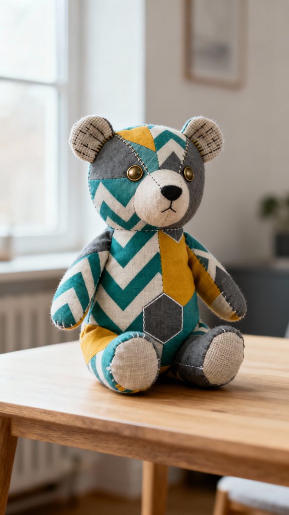 geometric print bear patterns