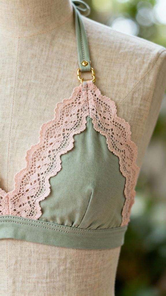 halter bralette sewing guide