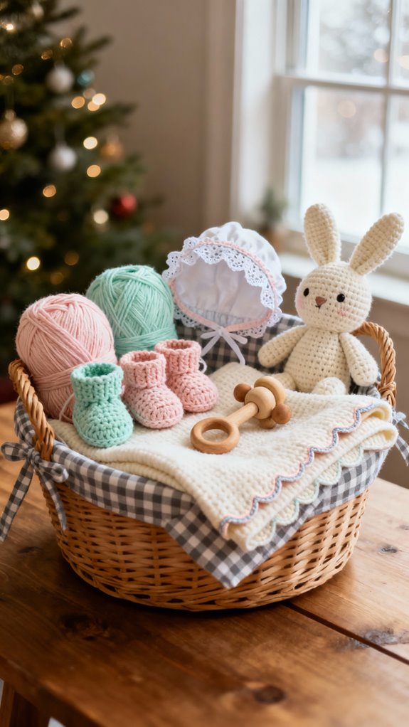 handmade baby gift basket