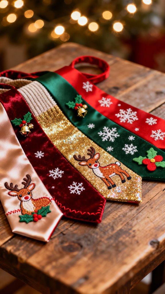 handmade festive neckties collection
