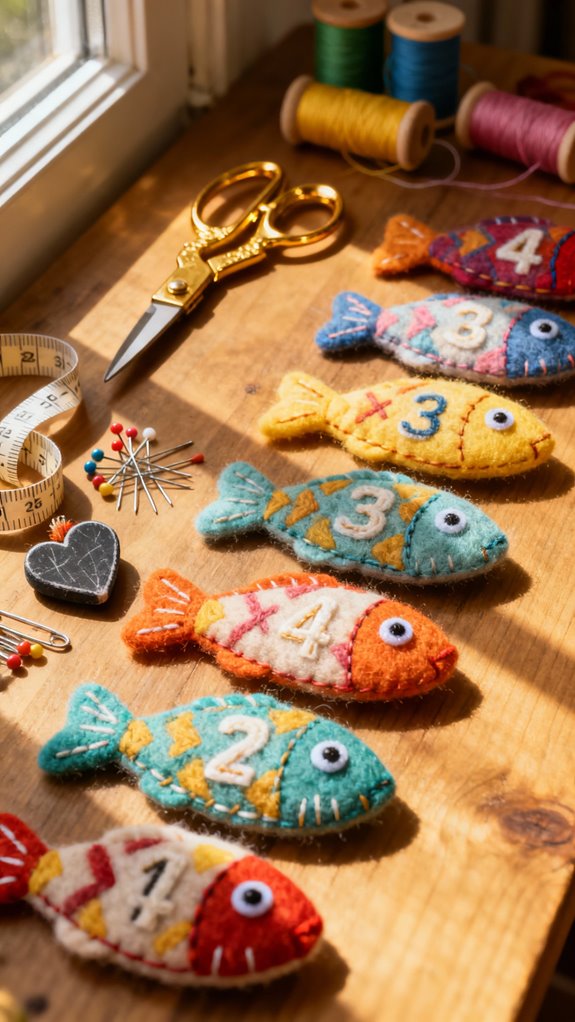 handmade magnetic fish props