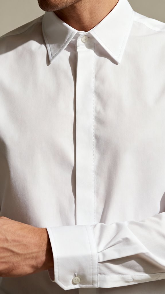 hidden button placket technique