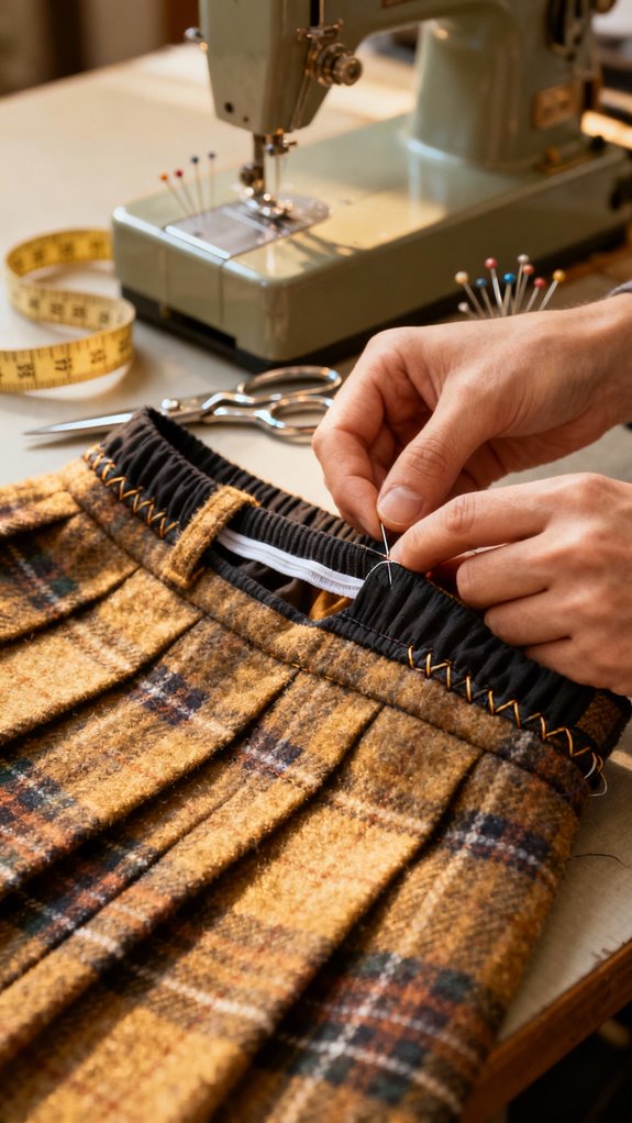 hidden elastic adjustable waistbands