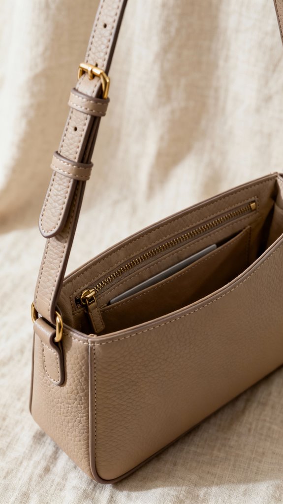 hidden pocket for security