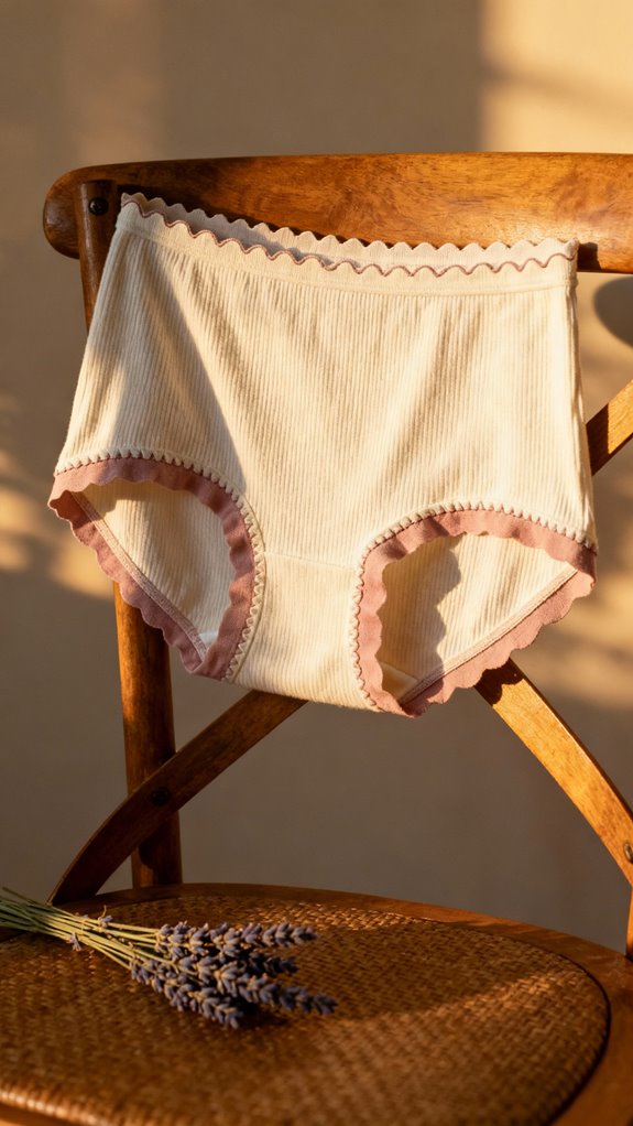 high waist cotton jersey panties