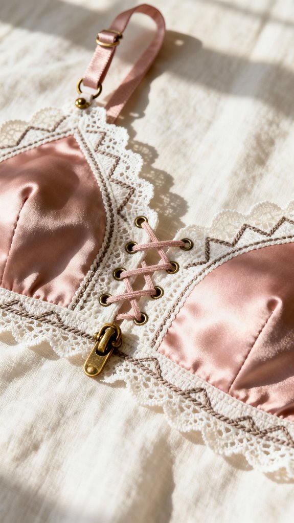 hook and eye bralette closure