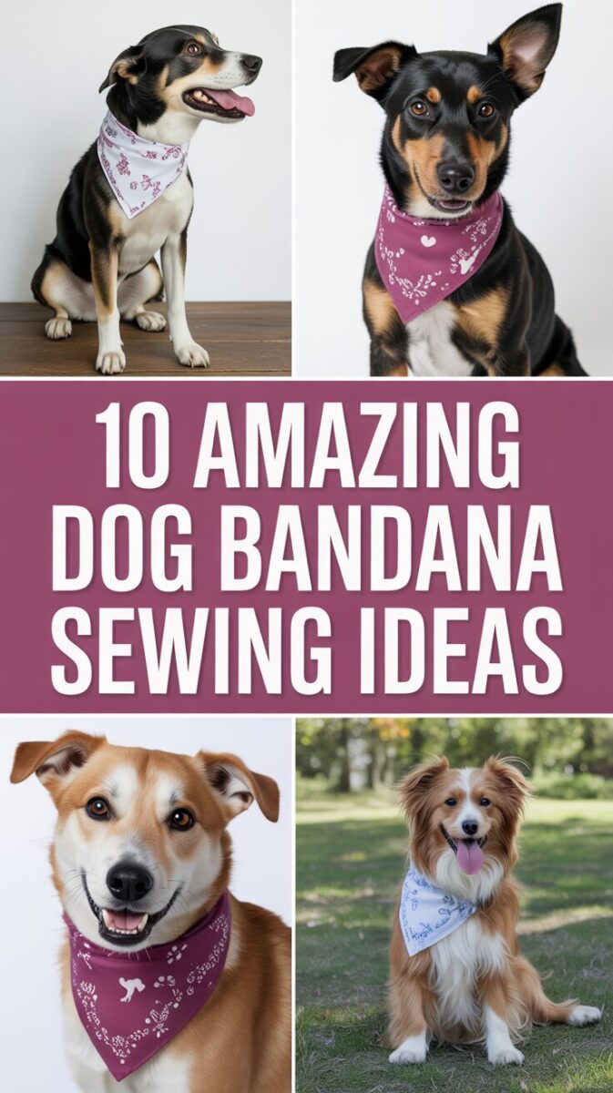 Dog Bandana Sewing Ideas