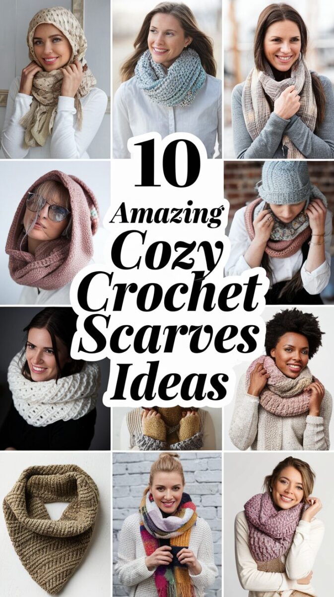 Cozy Crochet Scarves Ideas
