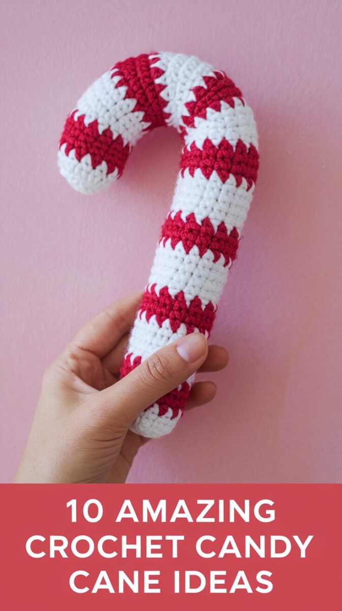 Crochet Candy Cane