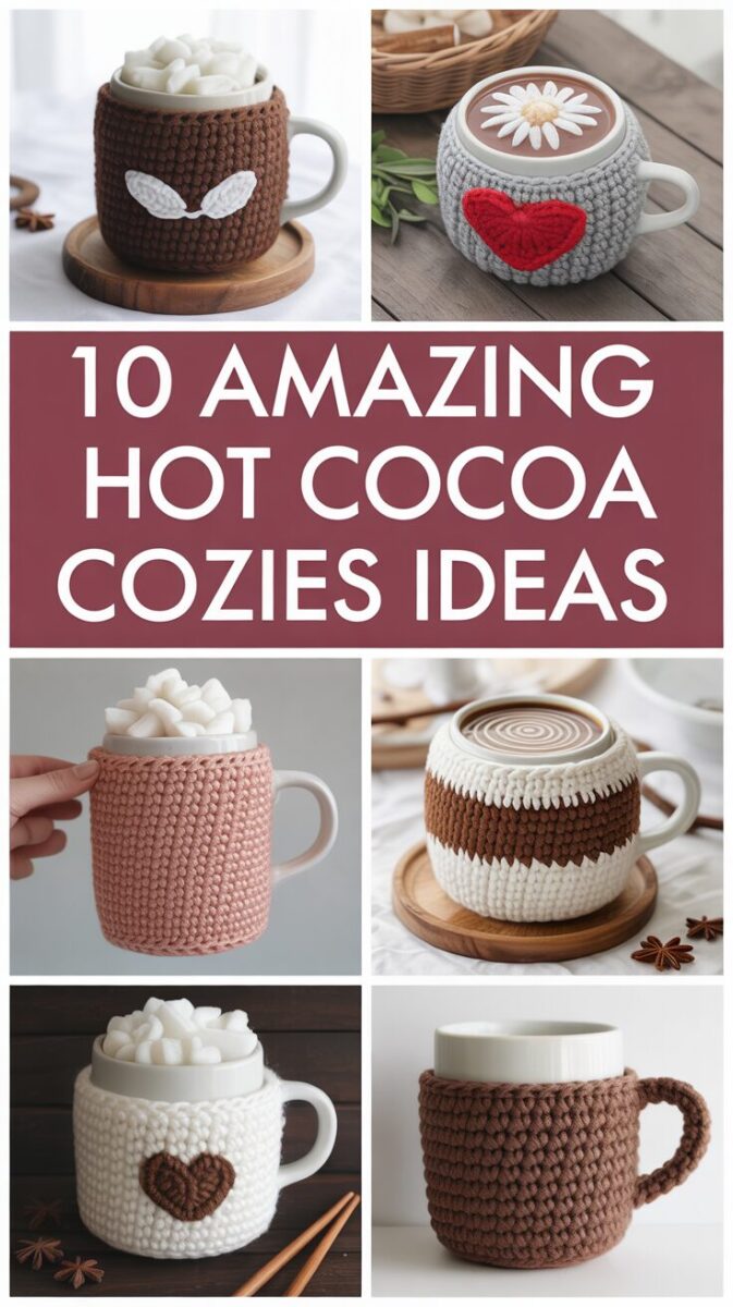 Crochet Hot Cocoa Cozies