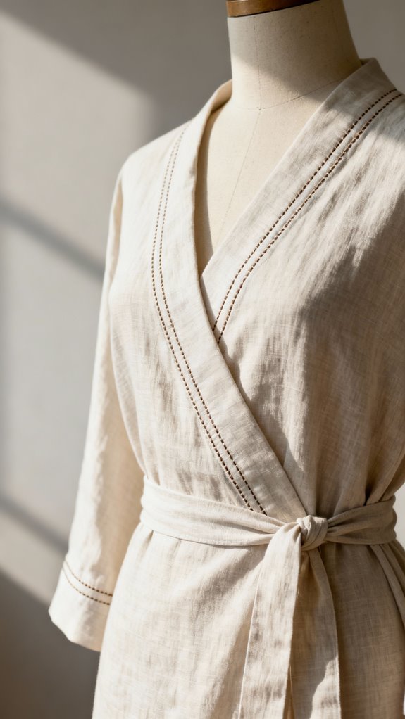impeccable french seam construction