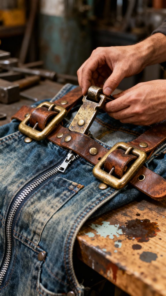 industrial metal hardware accents