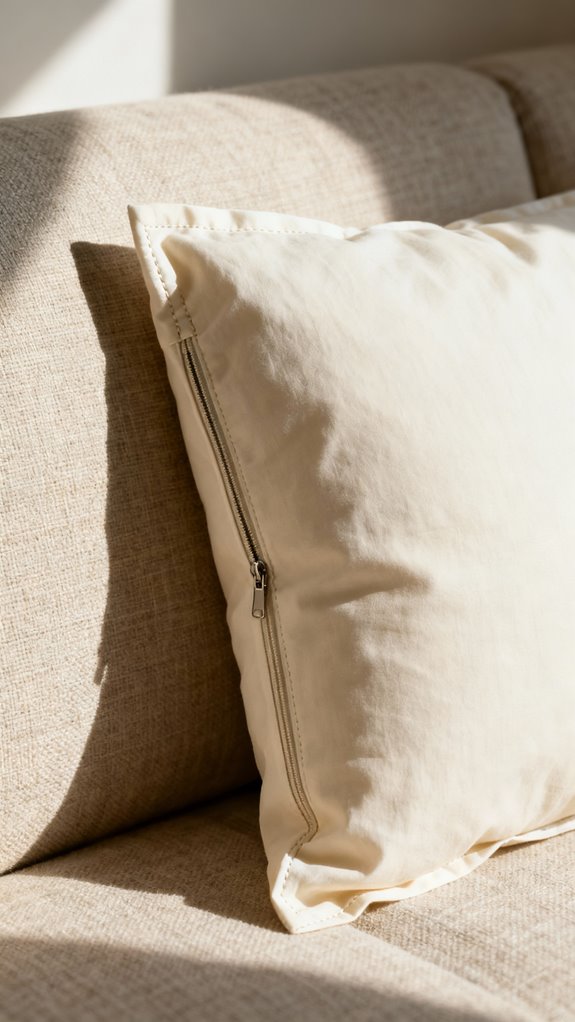 invisible zipper pillowcase installation