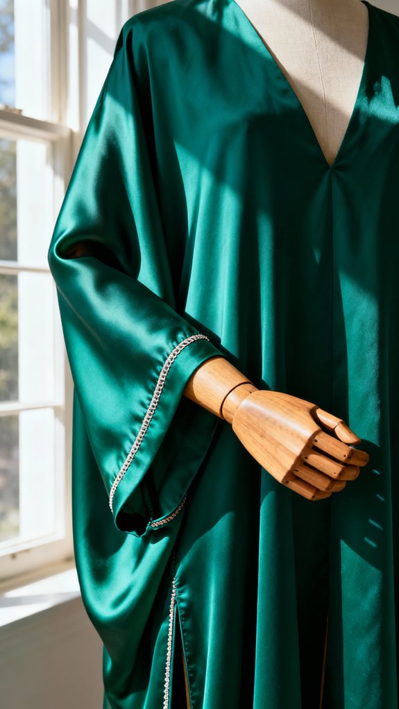 kimono sleeve kaftan construction